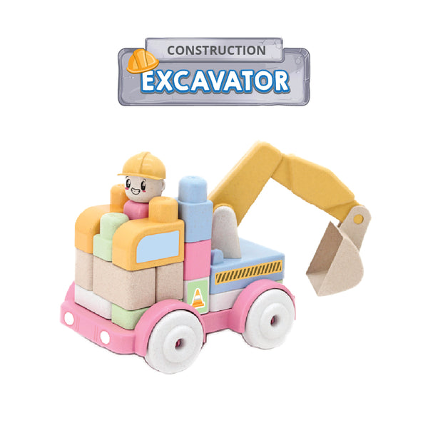 MIJOY Excavator Toy Blocks